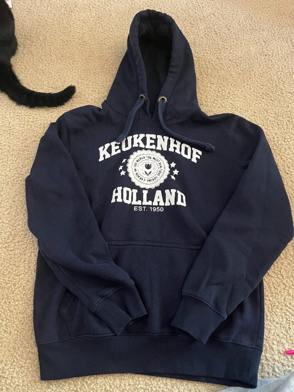 Navy Holland Sweatshirt Small